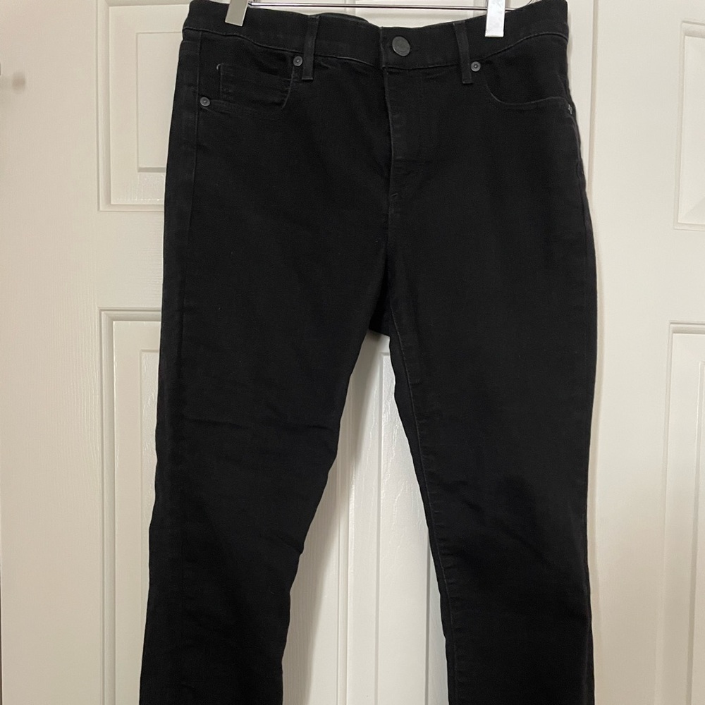 Loft Modern Skinny Black Jeans, size 6